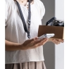 RINGKE LANYARD STRAP CROSSBODY BLACK