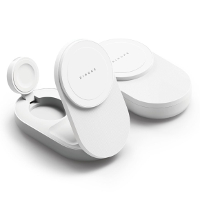 RINGKE 3IN1 MAGNETISCHER MAGSAFE WIRELESS FALT-LADEGERÄT 25W QI2.2 WEISS