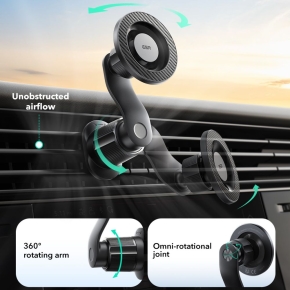 ESR OMNILOCK MAGNETIC MAGSAFE VENT CAR MOUNT BLACK