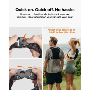 SPIGEN A720 DYNAMIC SHIELD RUNNING VEST (M-L) BLACK