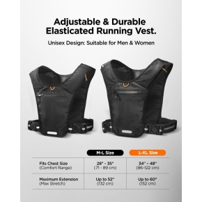 SPIGEN A720 DYNAMIC SHIELD RUNNING VEST (M-L) BLACK