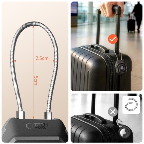 TECH-PROTECT KEVLAR SEAL APPLE AIRTAG 1  2 BLACK