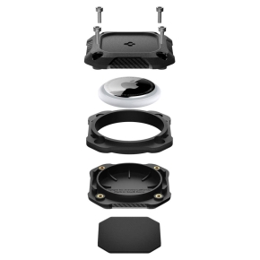 SPIGEN TOUGH ARMOR 4-PACK APPLE AIRTAG 1  2 BLACK