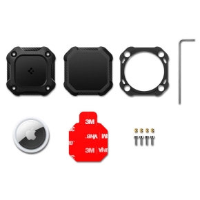 SPIGEN TOUGH ARMOR 4-PACK APPLE AIRTAG 1  2 BLACK