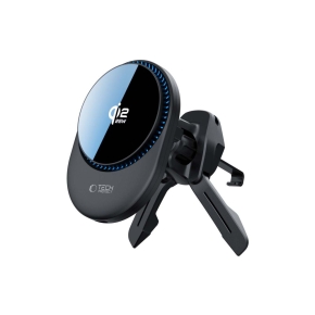 TECH-PROTECT V21 MAGNETIC MAGSAFE DASHBOARD & VENT CAR MOUNT WIRELESS CHARGER 25W QI2.2 BLACK