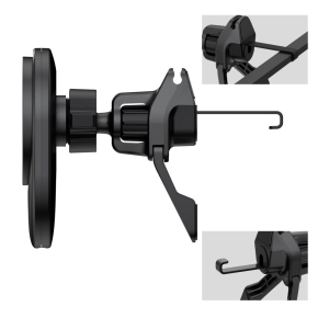 TECH-PROTECT V21 MAGNETIC MAGSAFE DASHBOARD & VENT CAR MOUNT WIRELESS CHARGER 25W QI2.2 BLACK