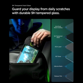 SZKŁO HARTOWANE SPIGEN GLAS.TR SLIM 2-PACK ROG ALLY  ALLY X 2023-2025  MSI CALW 7 AI+ CLEAR