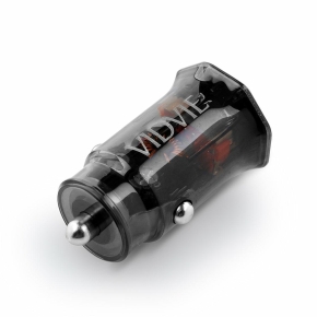 VIDVIE CC549 1xUSB + 1xType C 30W Auto-Ladegerät schwarz