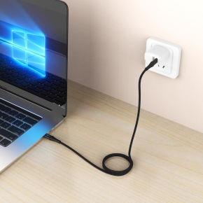 TECH-PROTECT UB11T ULTRABOOST TYPE-C CABLE PD 240W  QC3.0 100CM BLACK