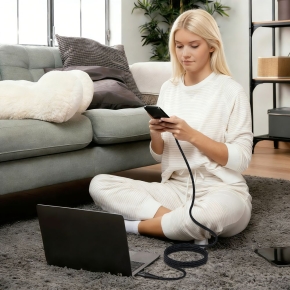 TECH-PROTECT UB11T ULTRABOOST TYPE-C CABLE PD 240W  QC3.0 200CM BLACK