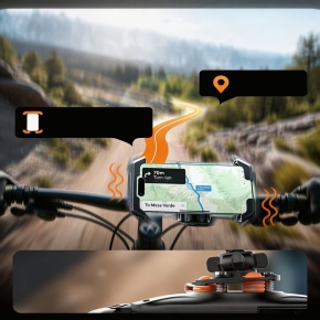 TECH-PROTECT V7 UNIVERSAL BIKE & MOTORCYCLE MOUNT BLACK