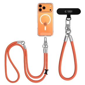TECH-PROTECT C10S ROPE CROSSBODY & WRIST ORANGETITANIUM