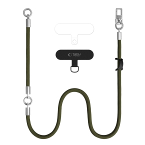 TECH-PROTECT C10S ROPE CROSSBODY & WRIST OLIVE GREENTITANIUM