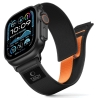 TECH-PROTECT NYLON ELITE APPLE WATCH 8  9  10  11  SE  ULTRA (44  45  46  49 MM) BLACKORANGE