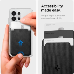SPIGEN URBAN FIT WALLET MAGSAFE MAGNETIC CARD HOLDER GALAXY S BLACK