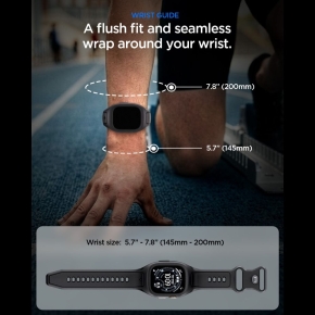 SPIGEN LIQUID AIR 'PRO' APPLE WATCH ULTRA 1  2  3 (49 MM) BLACK