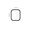 SZKŁO HYBRYDOWE TECH-PROTECT GLASS FLEX+ 2-PACK HUAWEI WATCH FIT 5 BLACK