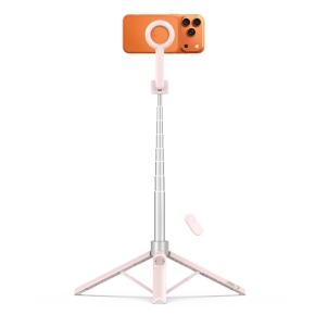 TECH-PROTECT L10S MAGSAFE BLUETOOTH SELFIE STICK TRIPOD PINKGREY