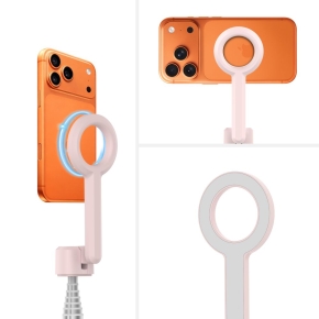 TECH-PROTECT L10S MAGSAFE BLUETOOTH SELFIE STICK TRIPOD PINKGREY