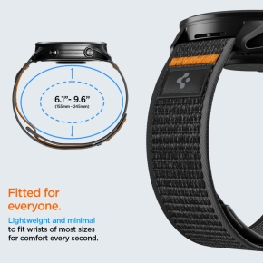 SPIGEN ATHLEX AIR GARMIN QUICK RELEASE 22 MM ACTIVE BLACKORANGE