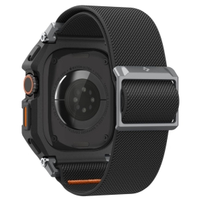 SPIGEN LITE FIT PRO & TEMPERED GLASS APPLE WATCH ULTRA 1  2  3 (49 MM) MATTE BLACK