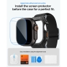 SPIGEN LITE FIT PRO & TEMPERED GLASS APPLE WATCH ULTRA 1  2  3 (49 MM) MATTE BLACK