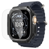 SPIGEN RUGGED ARMOR & TEMPERED GLASS APPLE WATCH ULTRA 1  2  3 (49 MM) MATTE BLACK