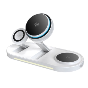 TECH-PROTECT A51 3IN1 MAGNETIC MAGSAFE WIRELESS CHARGER 25W QI2.2 WHITE
