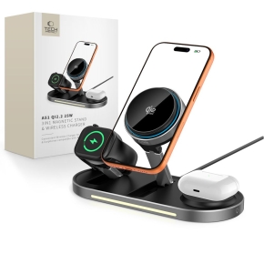 TECH-PROTECT A51 ARCTICBOOST 3IN1 MAGNETIC MAGSAFE WIRELESS CHARGER 25W QI2.2 BLACK