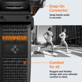 SPIGEN ATHLEX AIR GARMIN QUICKFIT 22 MM ACTIVE BLACKORANGE