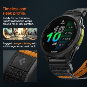 SPIGEN ATHLEX AIR GARMIN QUICKFIT 22 MM ACTIVE BLACKORANGE