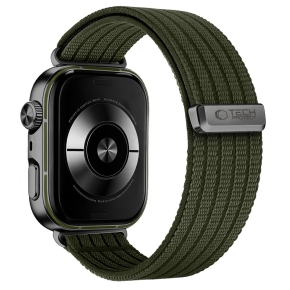TECH-PROTECT NYLON HUAWEI WATCH FIT 3  4  4 PRO  5  5 PRO MILITARY GREEN