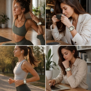 TECH-PROTECT NYLON HUAWEI WATCH FIT 3  4  4 PRO  5  5 PRO STARLIGHT