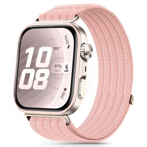 TECH-PROTECT NYLON HUAWEI WATCH FIT 3  4  4 PRO  5  5 PRO LIGHT PINK