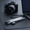 TECH-PROTECT HB09 HUB ADAPTER 8IN1 TYPE-C + USB-A3.0 + USB-C3.0 + HDMI 4K 60HZ + SDTF + PD100W + RJ45 1000MBS SPACE GREY