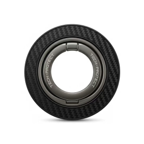 TECH-PROTECT MMR800 MAGNETIC MAGSAFE PHONE RING CARBON BLACK