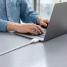 TECH-PROTECT MMC01 ULTRABOOST MAGNETIC MACBOOK CABLE TYPE-C TO MAGSAFE 3 140W 200CM WHITE