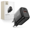 TECH-PROTECT NCA65W-GAN 2-PORT NETWORK CHARGER PD 65W  QC3.0 BLACK