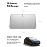 SPIGEN UO260 UNIVERSAL CAR FRONT WINDSHIELD SUNSHADE S BLACK