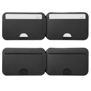 SPIGEN S314-4 SLIM FOLD TRIPOD WALLET MAGSAFE BLACK