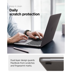 SPIGEN AIRSKIN MACBOOK AIR 13 M2-M5 2023-2026 FROST BLACK
