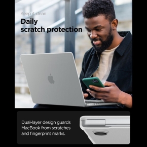 SPIGEN AIRSKIN MACBOOK PRO 14 M1-M5 PRO  M5 PRO MAX 2021-2026 FROST CLEAR