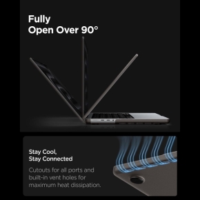 SPIGEN AIRSKIN MACBOOK PRO 14 M1-M5 PRO  M5 PRO MAX 2021-2026 FROST BLACK