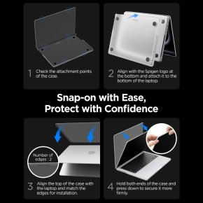 SPIGEN AIRSKIN MACBOOK PRO 14 M1-M5 PRO  M5 PRO MAX 2021-2026 FROST BLACK