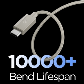 SPIGEN EB6015CC ESSENTIAL TYPE-C CABLE 60W 150CM NATURAL TITANIUM