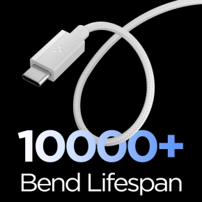 SPIGEN EB6015CC ESSENTIAL TYPE-C CABLE 60W 150CM WHITE