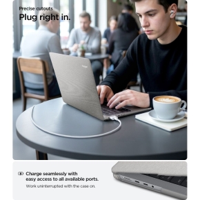 SPIGEN URBAN FIT MACBOOK PRO 14 M1-M5  M5 PRO  M5 PRO MAX 2021-2026 HEATHER GREY