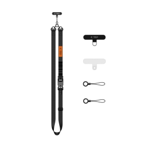 TECH-PROTECT C9S ROPE CROSSBODY BLACKORANGE