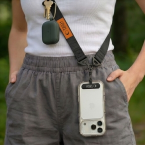 TECH-PROTECT C9S ROPE CROSSBODY BLACKORANGE
