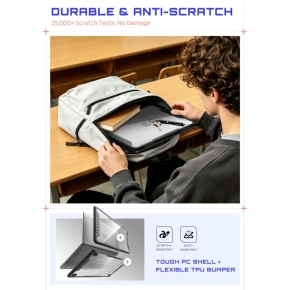 SUPCASE UNICORN BEETLE PRO MACBOOK NEO 13 2026 BLACKCLEAR